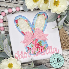 Load image into Gallery viewer, {Floral Easter Bunny} Applique tee