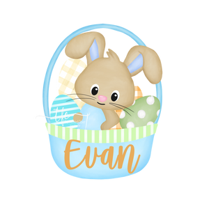 {Bunny in a Basket} Boy