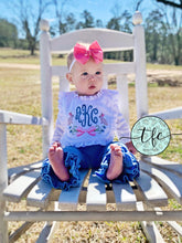 Load image into Gallery viewer, {Sweet Easter Monogram} embroidery tee