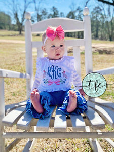 {Sweet Easter Monogram} embroidery tee
