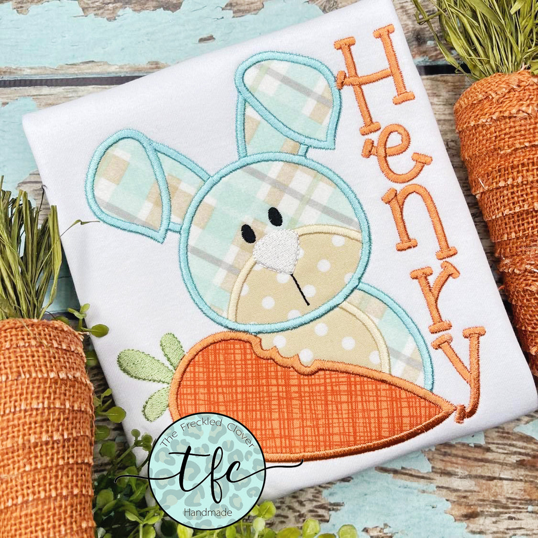 {Bunny+Carrot} applique tee