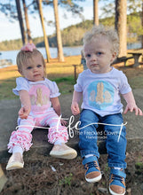 Load image into Gallery viewer, {Easter Bunny Trio} GIRL applique tee