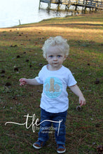 Load image into Gallery viewer, {Easter Bunny Trio} BOY applique tee