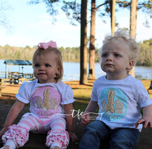 Load image into Gallery viewer, {Easter Bunny Trio} BOY applique tee