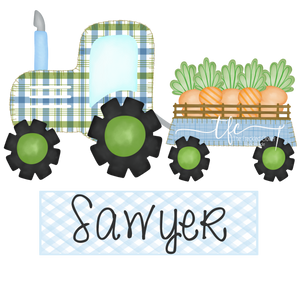 {Easter Tractor} Boy Sublimation Tee