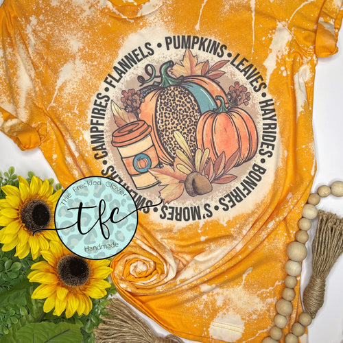 {Fall Favorites} distressed tee