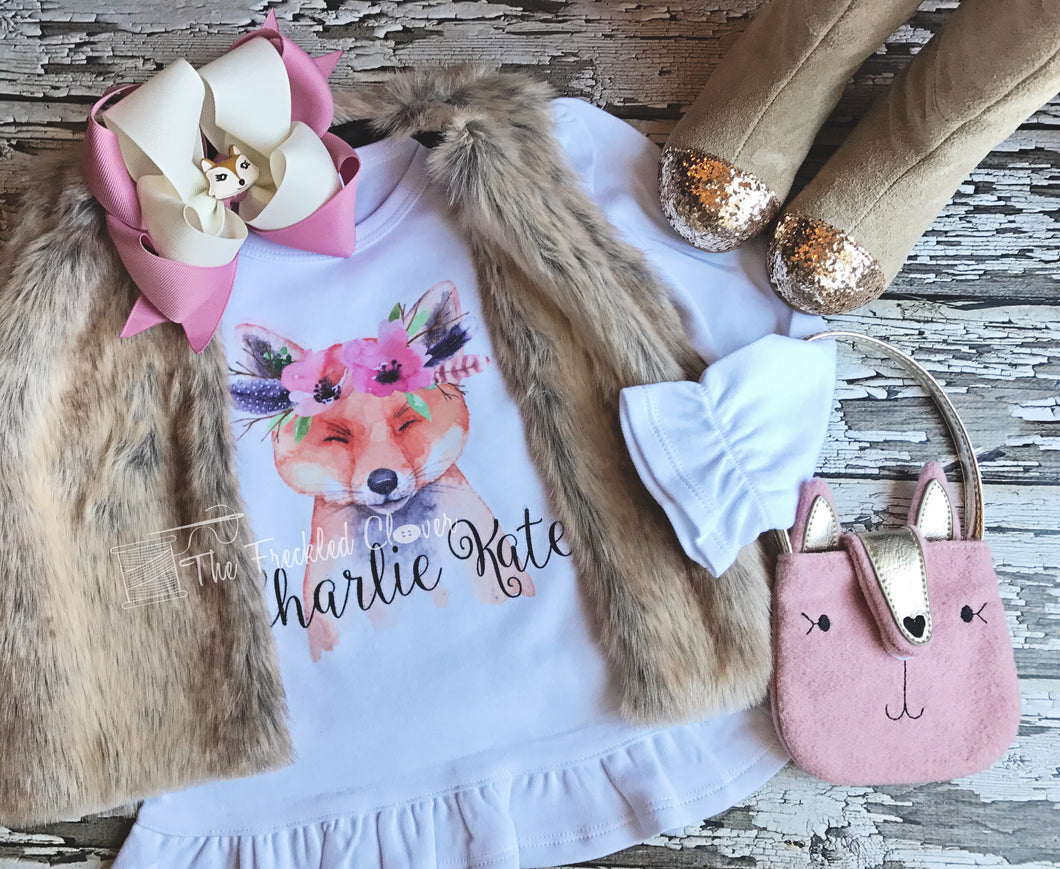 {Fannie Fox} sublimation tee