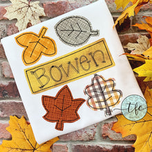 Load image into Gallery viewer, {Falling Leaves} applique tee