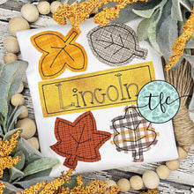 Load image into Gallery viewer, {Falling Leaves} applique tee