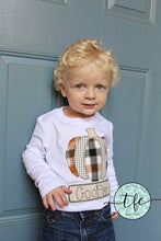Load image into Gallery viewer, {Boys Farmhouse Pumpkin} applique tee