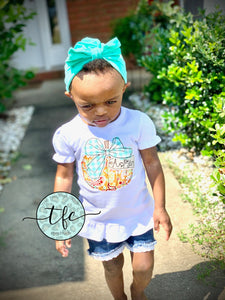 {Big Bow Pumpkin- Whimsy} applique tee