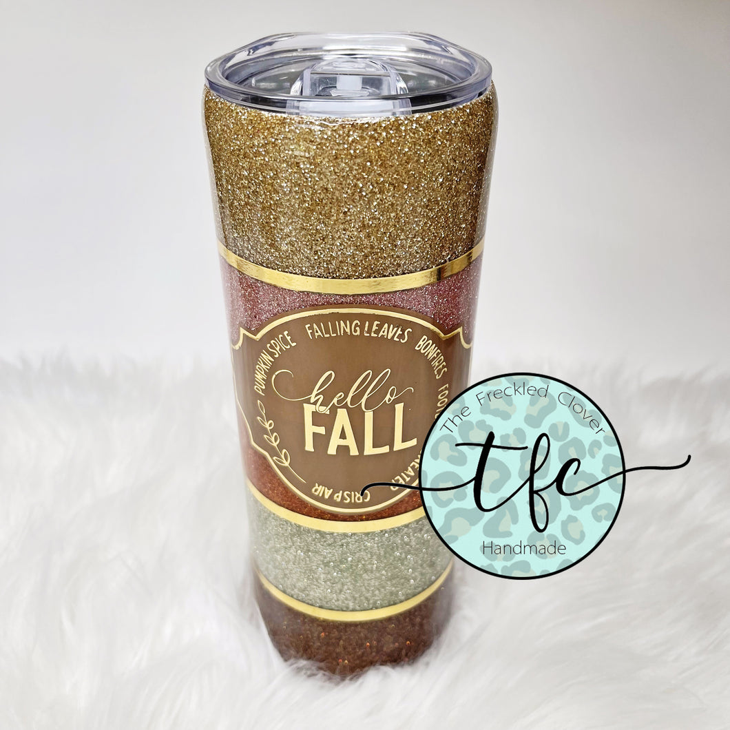{Hello Fall} tumbler