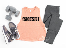 Load image into Gallery viewer, {Crossfit Lady} Crop Racerback Tank