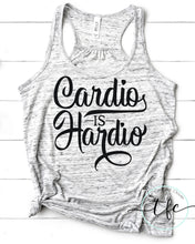 Load image into Gallery viewer, {Cardio is Hardio} Racerback Tank
