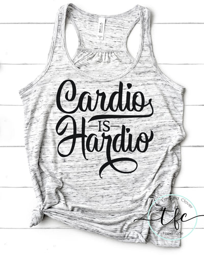 {Cardio is Hardio} Racerback Tank