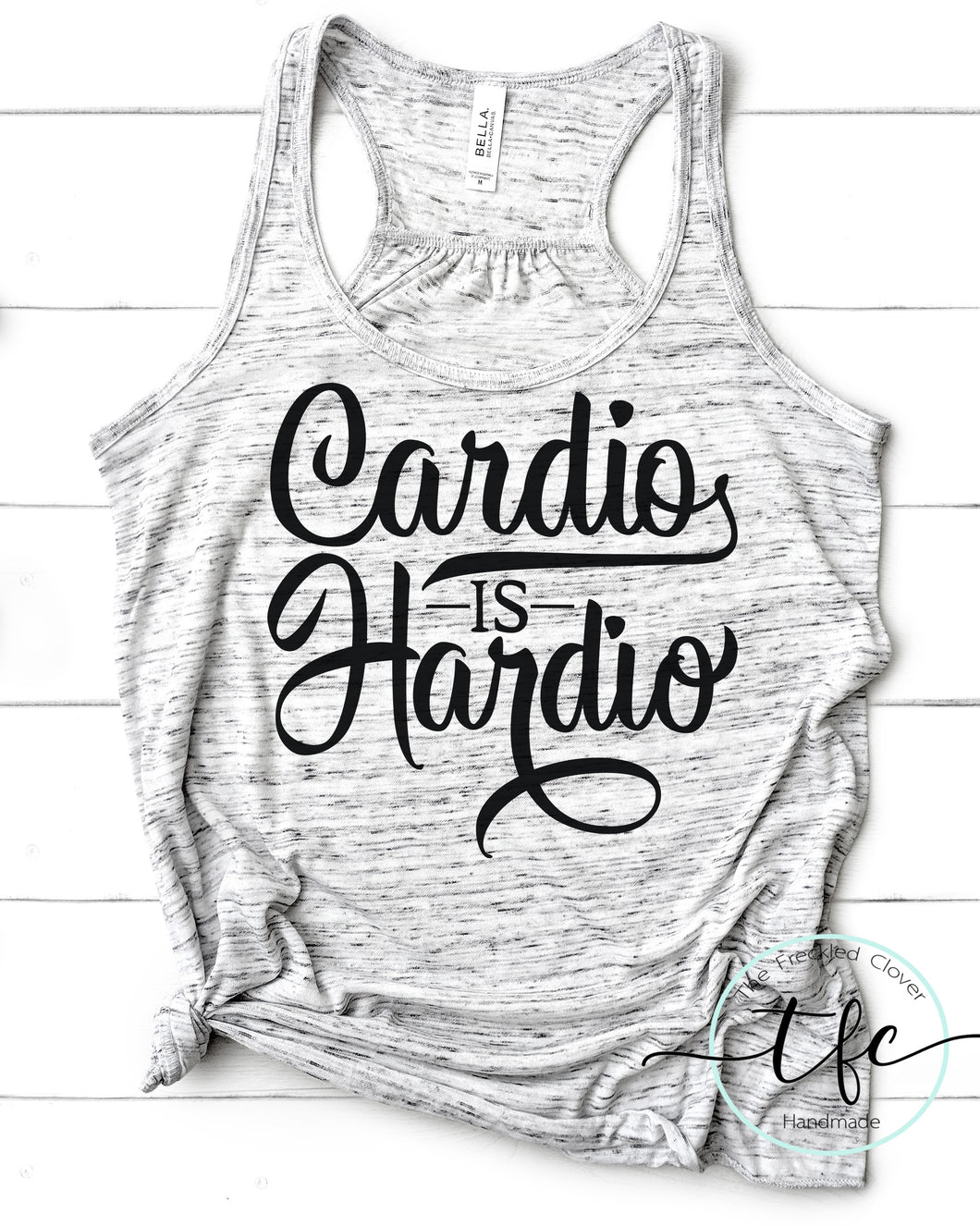 {Cardio is Hardio} Racerback Tank