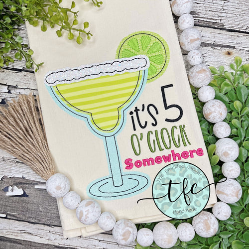 {Margarita Applique} Tea Towel