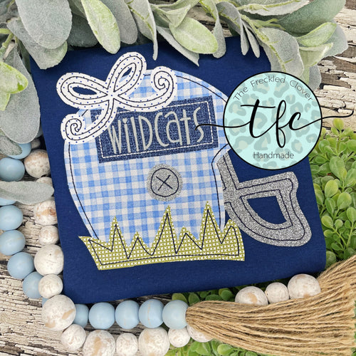 {Nr. 1 Fan} girl's applique tee