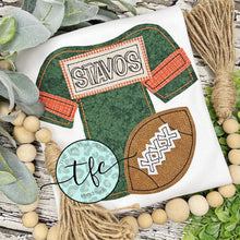 Load image into Gallery viewer, {Football Jersey} applique tee