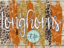 Load image into Gallery viewer, {Longhorns Brushstrokes} football tee