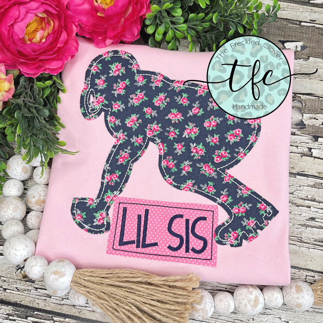 {Football Player} applique tee