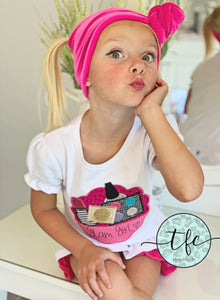 {Glam Girl} applique tee