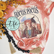 Load image into Gallery viewer, {It&#39;s Just A Bunch Of H0cus P0cus} distressed tee