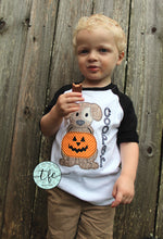Load image into Gallery viewer, {Halloween Pup} applique tee