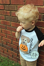 Load image into Gallery viewer, {Halloween Pup} applique tee