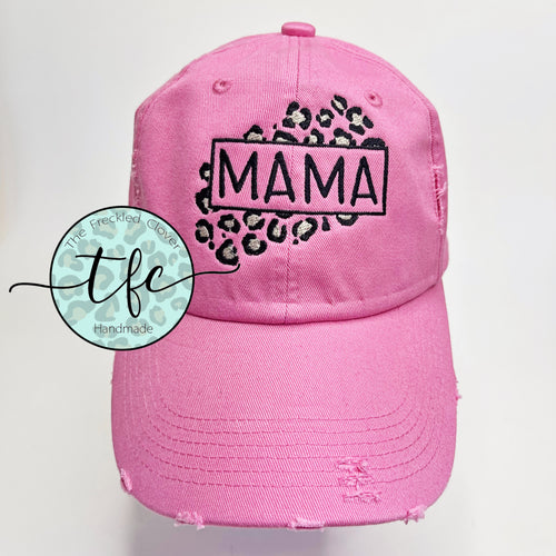 {Sassy Mama} pink baseball cap