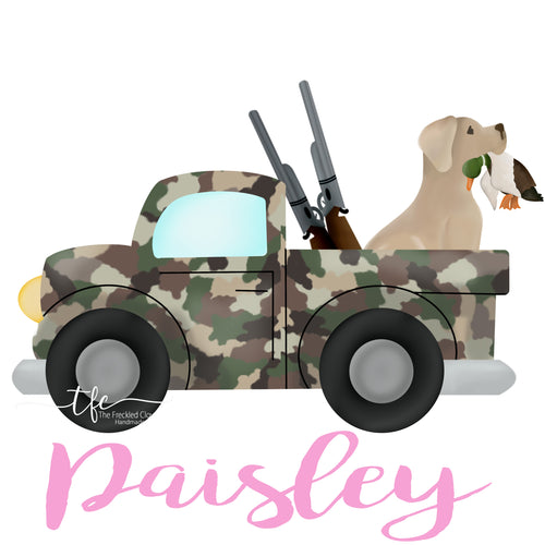 {Duck Hunting w/Lab} *different color options*