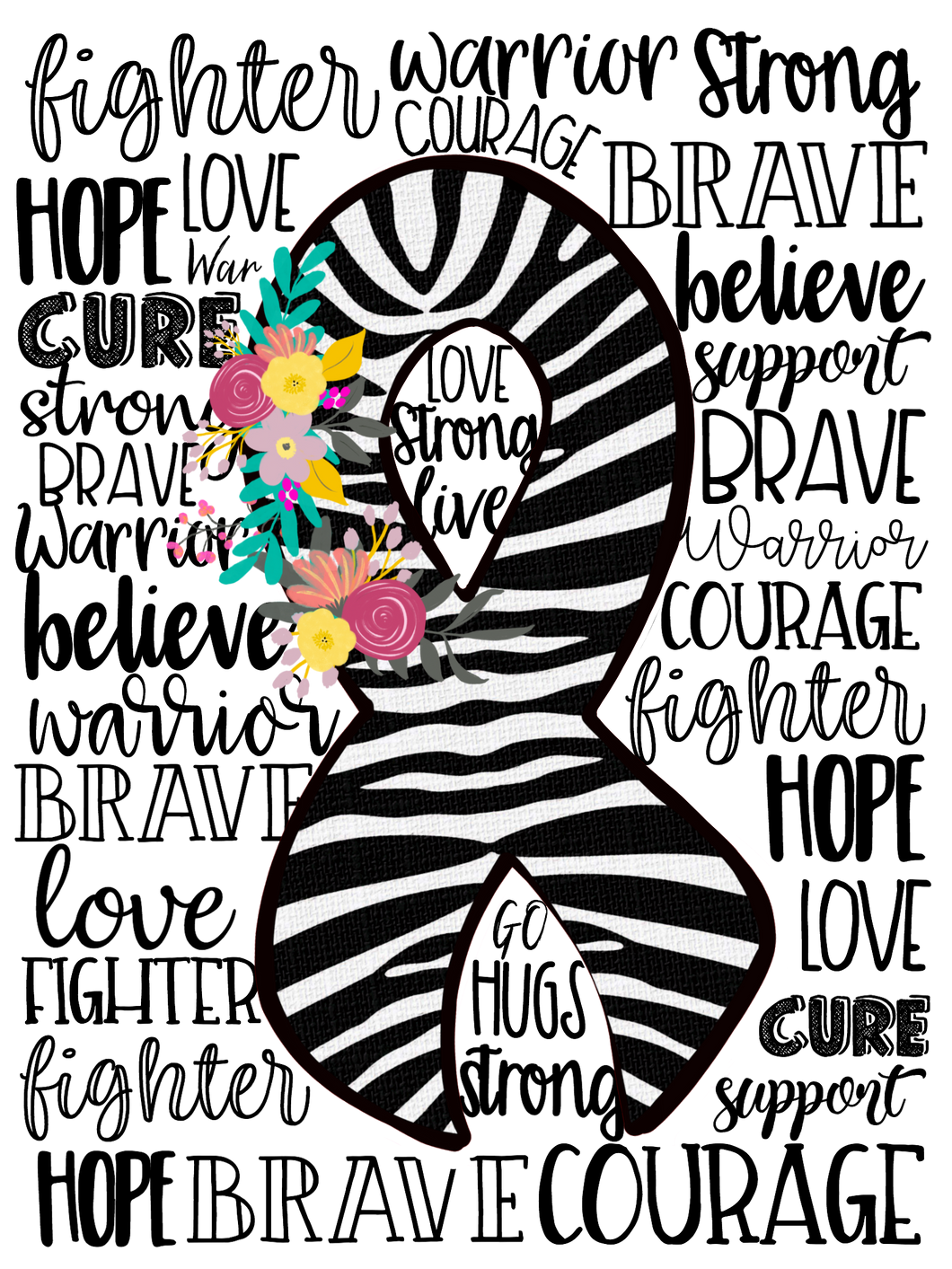{Zebra Awareness Ribbon}