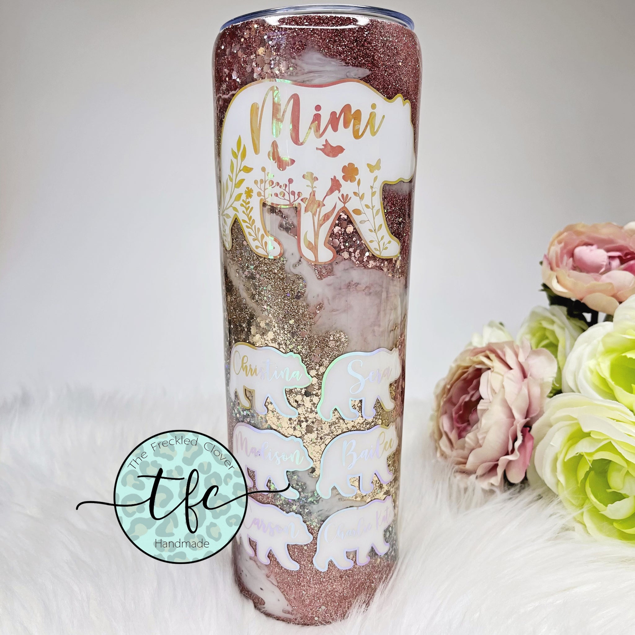 Mama Bear} tumbler – The Freckled Clover, LLC