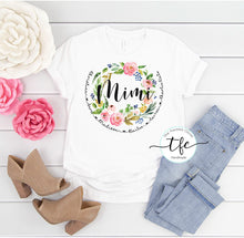 Load image into Gallery viewer, {Custom Floral Name} keepsake tee
