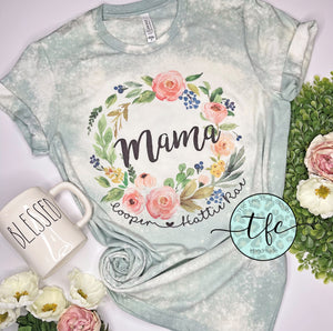 {Custom Floral Name} keepsake tee