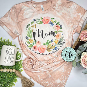 {Custom Floral Name} keepsake tee