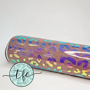 {Leopard + Glitter Mama} Tumbler