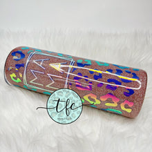 Load image into Gallery viewer, {Leopard + Glitter Mama} Tumbler