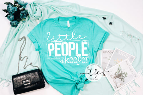{Little People Keeper} screen print tee