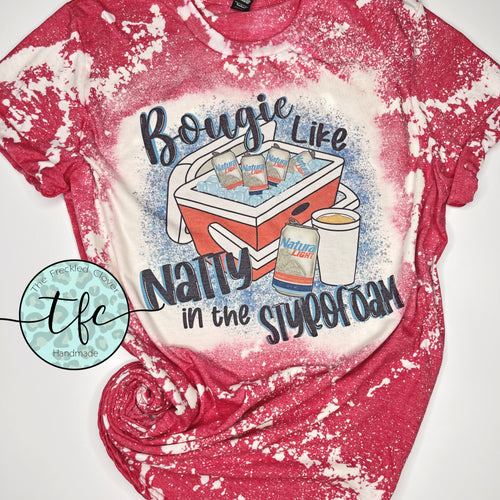{Bougie Like Natty} distressed tee