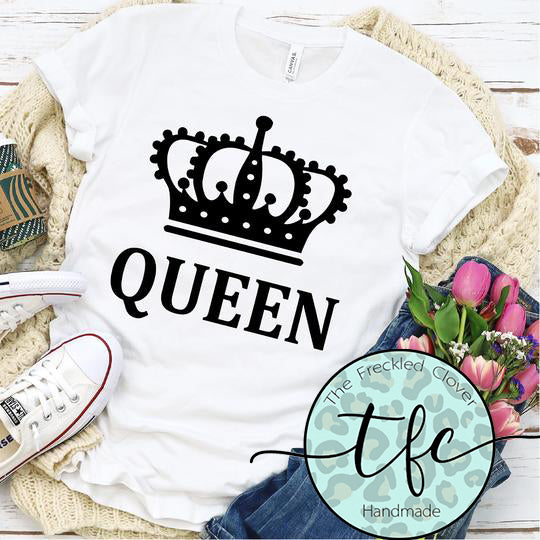 {Queen} adult screen print tee