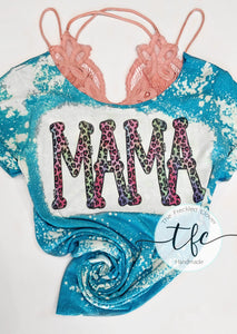 {Rainbow Cheetah Name Tee}