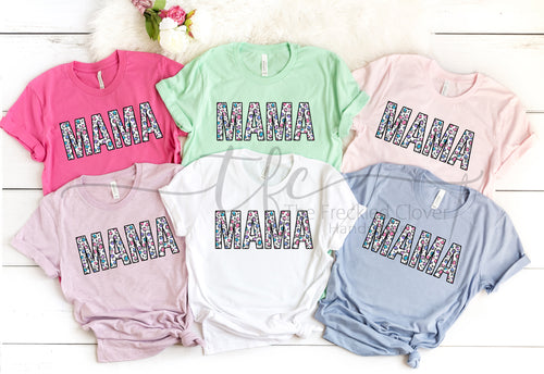 {Summer Leopard Mama Tee}