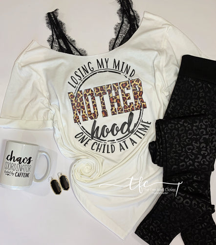 {Losing My Mind} screen print tee