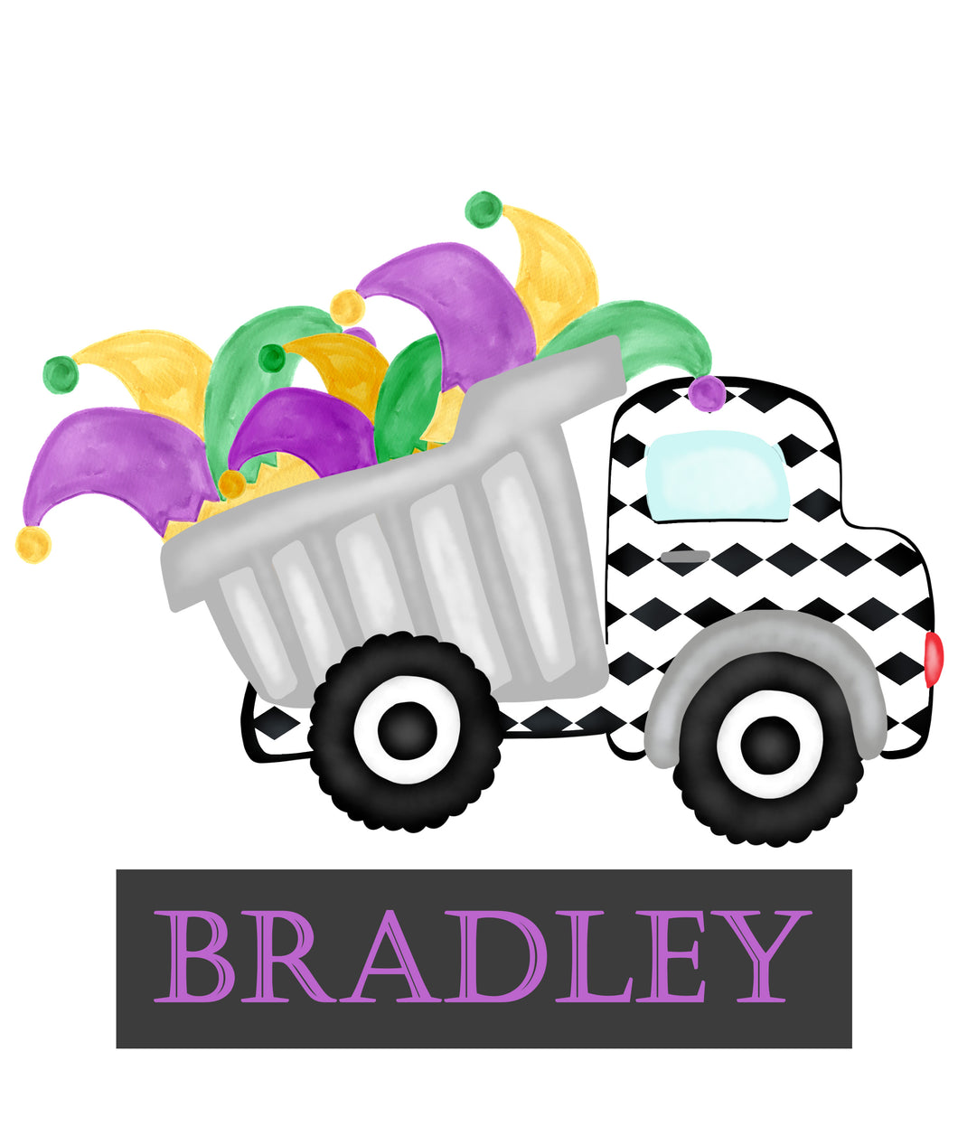 {Mardi Gras Dump Truck}
