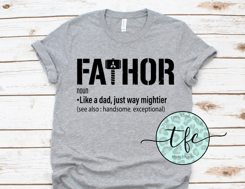 {FaTHOR} screen print tee