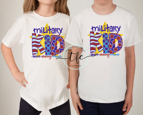 {Military Kid- brave.strong.proud}
