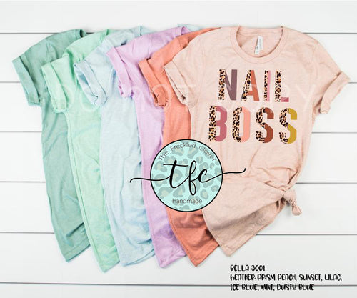 {Nail Boss- Leopard} screen print tee
