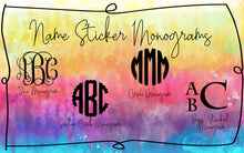 Load image into Gallery viewer, {Vinyl Name Decals}