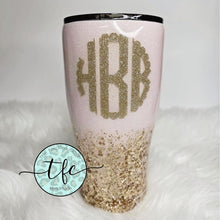 Load image into Gallery viewer, {Glitter Monogram} tumbler